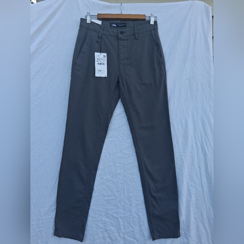 Zara Men's Charcoal Chinos